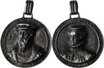 Altdeutschland und RDR bis 1800: Hohenlohe-Neuenstein, Ludwig Kasimir 1553-1568: Silbergussmedaille 1560 (ohne Signatur, von Jordanus Brekefeld), auf ...