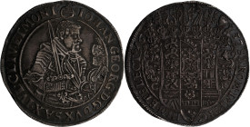 Altdeutschland und RDR bis 1800: Sachsen, Johann Georg I. 1615-1656: Taler 1652 (Reichstaler) CR - Dresden. Hüftbild rechts IOHAN GEORG D G DVX SAX IV...