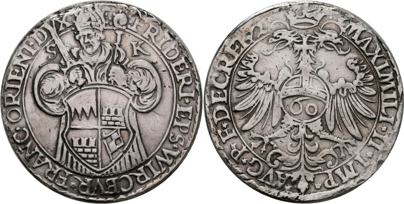 Altdeutschland und RDR bis 1800: Würzburg, Friedrich von Wirsberg 1558-1573: Gul...