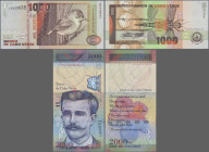 Cape Verde: Banco de Cabo Verde, lot with 6 banknotes, series 1992-2007, with 500 and 1.000 Escudos 1992 (P.64a, 65a, UNC), 2.000 Escudos 1999 (P.66, ...