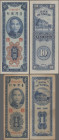 China: Bank of Taiwan, series 1949 and 1954, comprising 2x 1 Cent (P.1946, 1963, UNC), 2x 50 Cents (P.1949a,b, UNC), 2x 1 Yuan (P.1964, 1965, XF, UNC)...