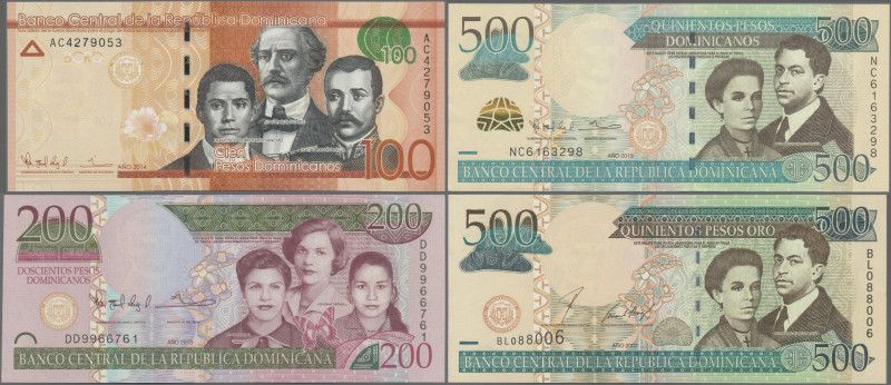 Dominican Republic: Banco Central de la República Dominicana, huge lot with 27 b...