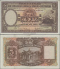 Hong Kong: The Hong Kong & Shanghai Banking Corporation, 5 Dollars 30th March 1946, P.173e, still very nice with strong paper, some sharp folds and mi...