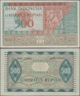 Indonesia: Bank Indonesia, 500 Rupiah 1952 REPLACEMENT NOTE with prefix ”XXS”, P.47r in a very nice XF/XF+ condition.
 [differenzbesteuert]