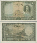 Iran: Bank Melli Iran, 1.000 Rials ND(1944), P.46, professional restored with replaced borders and repaired tears, Condition: G.
 [differenzbesteuert...