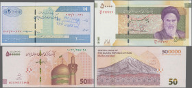 Iran: Central Bank of the Islamic Republic of Iran, giant lot with 40 banknotes, 1997-2019 series, with a lot of different varieties 100 Rials up to 5...