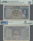 Iraq: Government of Iraq, 1 Dinar 1931 (ND 1941), P.15, some minor repairs upper and lower margin, PMG graded 35 Choice Very Fine. Rare!
 [differenzb...
