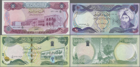 Iraq: Central Bank of Iraq, huge lot with 34 banknotes, series 1973-2014, ¼ Dinar up to 10.000 Dinars, P.61-81, 83-95 in UNC condition. (34 pcs.)
 [d...