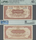 Israel: Anglo-Palestine Bank Limited, 5 Pounds ND(1948-51), P.16a, PMG graded 45 Choice Extremely Fine.
 [differenzbesteuert]