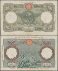 Italian East Africa: Banca d'Italia – with overprint ”SERIE SPECIALE AFRICA ORIENTALE ITALIANA”, 100 Lire 1939, P.2b, still nice condition without lar...