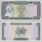 Libya: Central Bank of Libya, lot with 6 banknotes, series 1971-72, comprising ¼ Dinar (P.33b, F), ½ Dinar (P.34b, aUNC/UNC), 1 Dinar (P.35b, VF+/XF),...