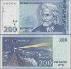Lithuania: Lietuvos Bankas, 200 Litu 1997, P.63 in UNC condition.
 [differenzbesteuert]
