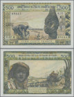 West African States: Banque Centrale des États de l'Afrique de l'Ouest – SENEGAL, 500 Francs ND(1950's-60's) with signatures: Edem Kojo & A. Fadiga, P...