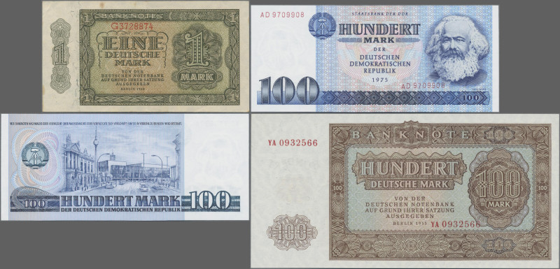 Deutschland - DDR: Deutsche Notenbank und Staatsbank der DDR, Lot mit 11 Banknot...