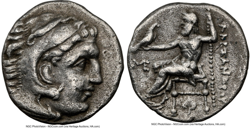 MACEDONIAN KINGDOM. Alexander III the Great (336-323 BC). AR drachm (18mm, 11h)....