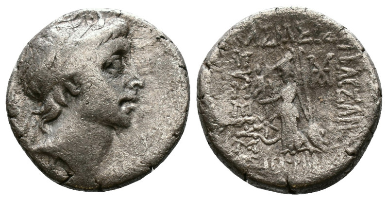 Kings of Cappadocia. Ariobarzanes I Philoromaios AR Drachm. Dated Year 22 (74/3 ...