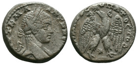 Seleucis and Pieria. Antiochia. Elagabalus. A.D. 218-222. AR tetradrachm Reference: Condition: Very Fine

Weight: 13.68 gr.
Diameter: 25.2 mm.