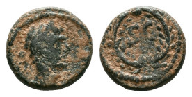 Syria, Seleucis and Pieria. Antiochia ad Orontem. Antoninus Pius. A.D. 138-161. Æ semis

Weight: 0.87 gr.
Diameter: 10.0 mm.