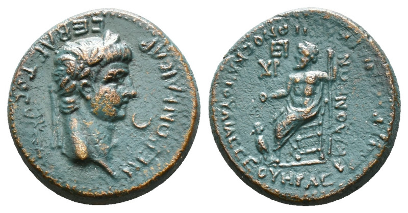 hrygia, Cadi. Claudius. A.D. 41-54. Æ 19 . Demetrios Artema, stephanephoros?. KΛ...