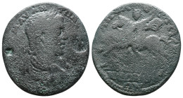 Roman Provincial Coins. Circa. 1st - 3rd Century. Ae.
Artificially patinated
Reference:
Condition: Very Fine

Weight: 17.03 gr
Diameter: 34.5 mm