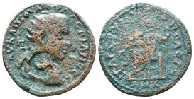 Roman Provincial Coins. Circa. 1st - 3rd Century. Ae.
Artificially patinated
Reference:
Condition: Very Fine

Weight: 16.12 gr
Diameter: 29.9 mm