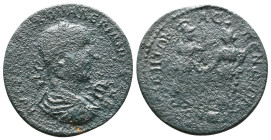 Roman Provincial Coins. Circa. 1st - 3rd Century. Ae.
Artificially patinated
Reference:
Condition: Very Fine

Weight: 12.42 gr
Diameter: 31.8 mm