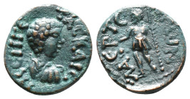 Roman Provincial Coins. Circa. 1st - 3rd Century. Ae.
Artificially patinated
Reference:
Condition: Very Fine

Weight: 3.32 gr
Diameter: 17.1 mm