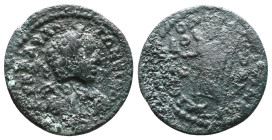 Roman Provincial Coins. Circa. 1st - 3rd Century. Ae.
Artificially patinated
Reference:
Condition: Very Fine

Weight: 4.45 gr
Diameter: 21.9 mm