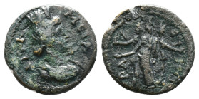 Roman Provincial Coins. Circa. 1st - 3rd Century. Ae.
Artificially patinated
Reference:
Condition: Very Fine

Weight: 2.58 gr
Diameter: 15.9 mm