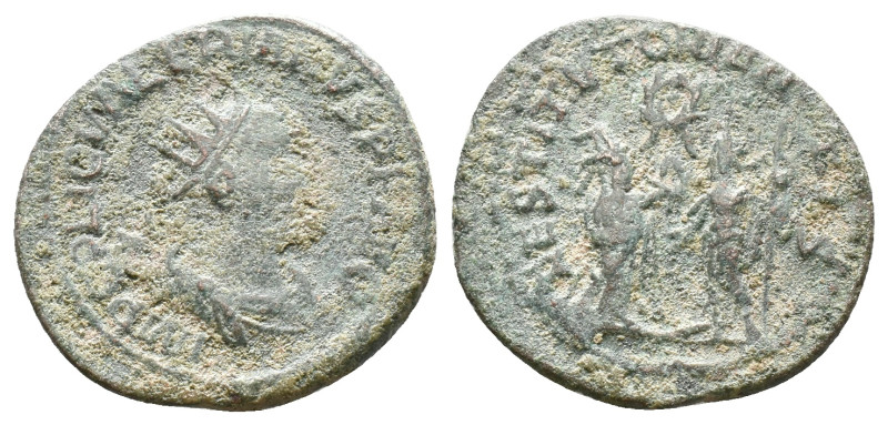 Roman Imperial
Valerian I. A.D. 253-260. AE 

Weight: 3.62 gr.
Diameter: 21....