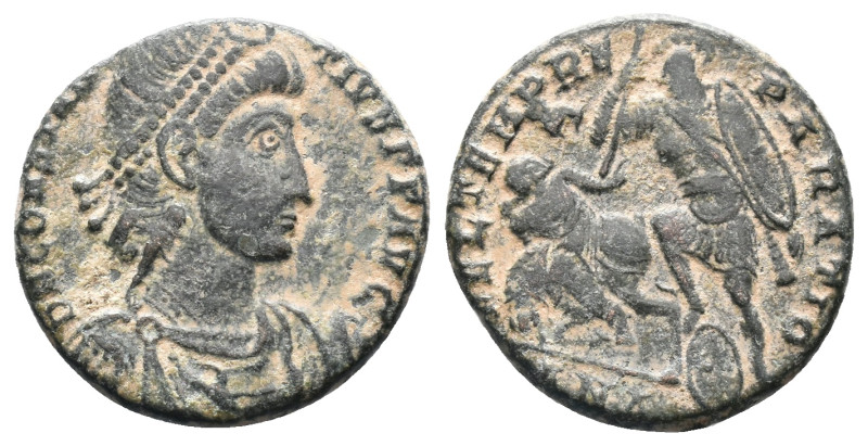 Roman Imperial
Constantius II AD 337-361. Uncertain mint Follis Æ D N CONSTANTI...