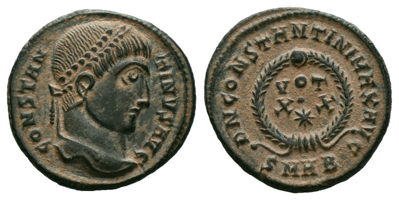 Roman Imperial
Constantinus I the Great AD 306-337. Heraclea Follis Æ 18mm., 3,...