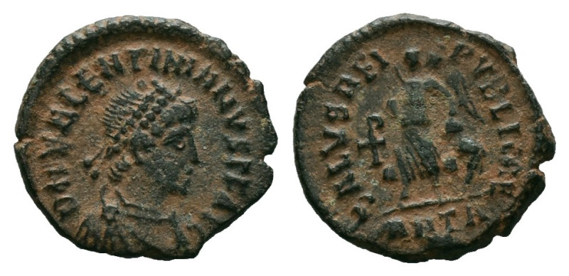 Roman Imperial
Valentinian II AD 375-392. Uncertain mint
Follis Æ

Weight: 1...