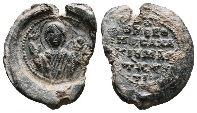 Byzantine Lead Seals, 7th - 13th Centuries

Condition: Very Fine

Weight: 8,...