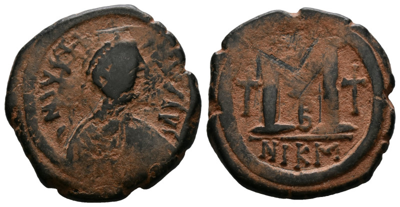 Justinian I. 527-565. AE follis

Condition: Very Fine

Weight: 16,72 gr.
Di...