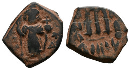 Arab Byzantine Coins,

Reference:

Condition: Very Fine

Weight: 5,53 gr.
Diameter: 19,3 mm.