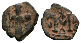 Arab Byzantine Coins,

Reference:

Condition: Very Fine

Weight: 1,97 gr.
Diameter: 17,1 mm.