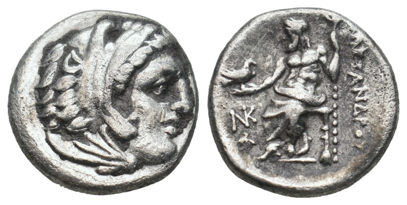 KINGS OF MACEDON. Alexander III 'the Great' (336-323 BC). Drachm. Uncertain mint...