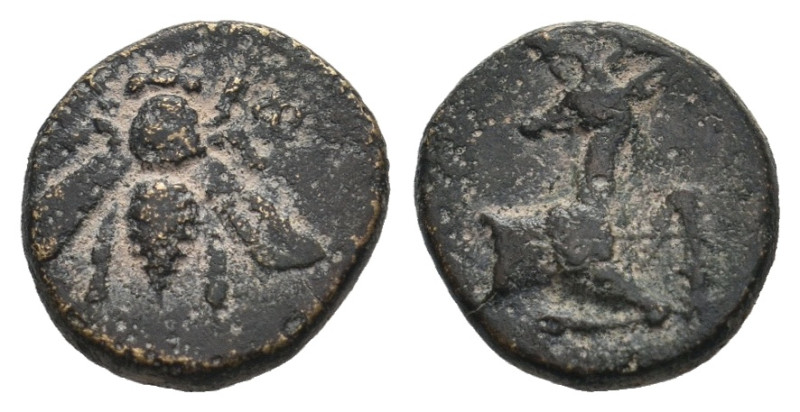 IONIA. Ephesos. Ae (Circa 390-380 BC).
.
Condition: Very fine.
Weight: 1.47 g.
D...