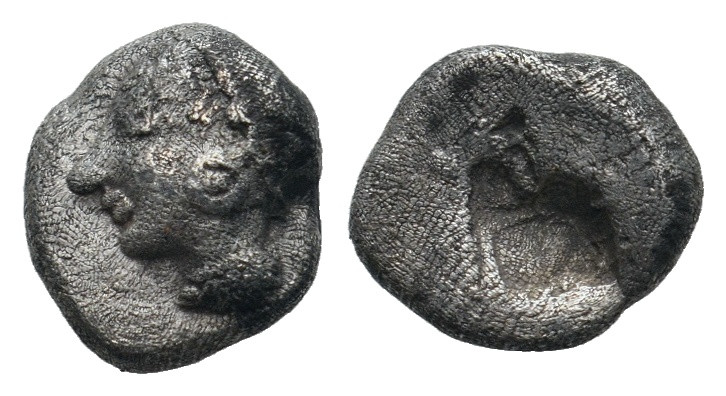 IONIA. Phokaia. Diobol (Circa 521-478 BC).
.
Condition: Fine.
Weight: 1.22 g.
Di...