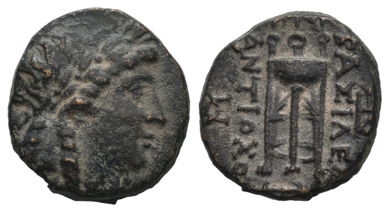 SELEUKID KINGDOM. Antiochos II Theos (261-246 BC). Ae. Sardes.
.
Condition: Very...