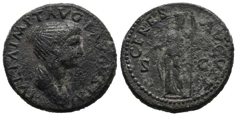 JULIA TITI (Augusta, 79-90/1). Dupondius. Rome.
.
Condition: Very fine.
Weight: ...