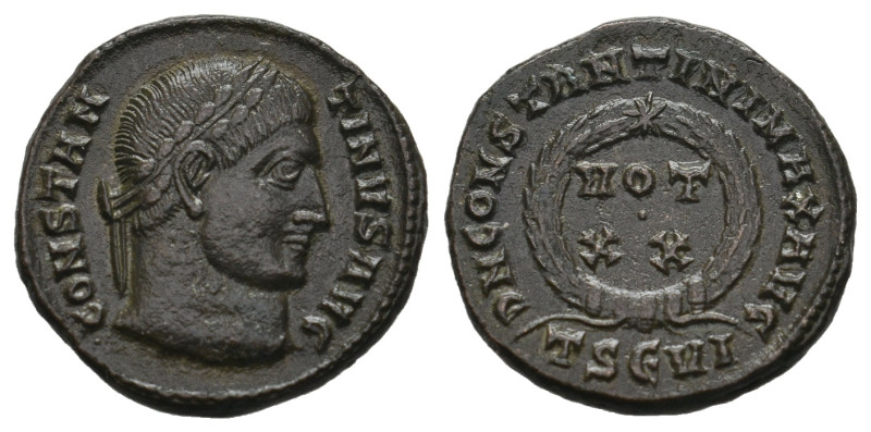 CONSTANTINE I 'THE GREAT' (307/10-337). Follis. Thessalonica.
.
Condition: Extre...