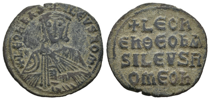 LEO VI THE WISE (886-912). Follis. Constantinople.
.
Condition: Very fine.
Weigh...