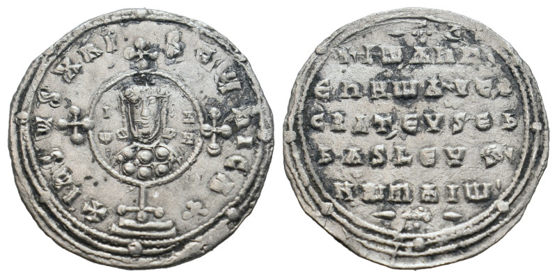 JOHN I ZIMISCES (969-976). Miliaresion. Constantinople.
.
Condition: Very fine.
...