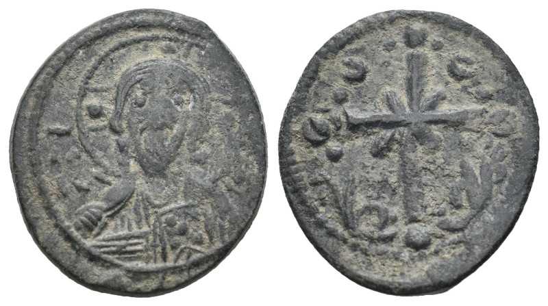 ANOYMOUS Follis. temp. Nicephorus III. 1078-1081. Ae.
.
Condition: Good very fin...