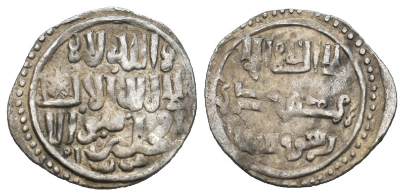 ISLAMIC. Ar dirham.
.
Condition: Good very fine.
Weight: 1.19 g.
Diameter: 18.1 ...