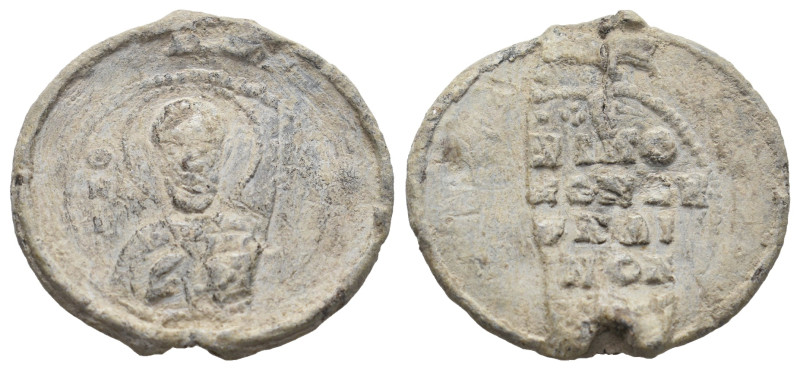 BYZANTINE LEAD SEALS. Uncertain (Circa 10-11th centuries).
.
Condition: Very fin...