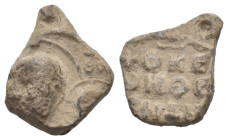 BYZANTINE LEAD SEALS. Uncertain (Circa 11th centuries).
.
Condition: Fine.
Weight: 4.79 g.
Diameter: 18.3 mm.