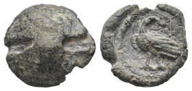 IONIA. Ephesus. PB Tessera (Circa 2nd-3rd centuries).
.
Condition: Near very fine. 
Weight: 3.01 g. 
Diameter: 16 mm.